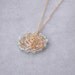 Apatite Necklace, Crochet Wire Necklace, 14k Gold Filled Necklace, Crochet Gold Wire