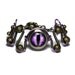 Steampunk Jewelry - Purple Beholder Eye Bracelet