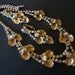 1950's Aurora Borealis Rhinestone and Gold Tone Choker Necklace and Earrings Demi Parure