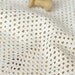 3078 - Japanese Dot Square Eyelet Embroidered Cotton Fabric - 40 Inch (Width) x 1/2 Yard (Length)