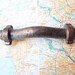 BIG sale 20% off use code THANKS20 - Chunky vintage textured brass metal handle includes hardware