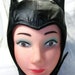 Simply- Styled Catwoman Aviator Hat in Black Leather
