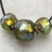 1 Roman Glass Small Nugget with 2 Rondelle