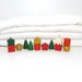 Vintage Shape Blocks Colorful Rainbow