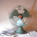 Vintage GE Oscillating Industrial Metal Fan 2 Speed (Like New)