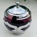 1932 Farber Bros Glass Amethyst Sugar Bowl