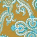 Jennifer Paganelli JP35 Poodle Tanya Mustard Cotton Fabric By the Yard