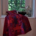 SALE bright ocean tide rail fence quilt wall hanging