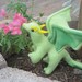 Snap the Mini Green Stuffed Dragon