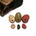 Matching Color Beach Stones Sets - Drilled Pebbles Organic Eco Jewelry Beads - "Tahitian Treat" by StoneMe