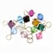Reserved for Beckie with JUMP RINGS - Swarovski 6 mm Bicone Crystal and 14K Gold Filled - Diamond Shape