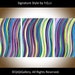 Abstract Painting Art Original Large Acrylic "Line Movements V" by QIQIGALLERY