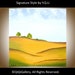 Abstract Landscape Oil Painting ORIGINAL MODERN Wall Decor "Spring Hills" by QiQiGallery