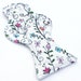 Reusable Cloth Menstrual Pad - Overnight/Post Partum - waterproof PUL and bamboo core - Extra long - Swirling Floral woven cotton