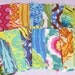 Destash Fabric Soul Blossom Scraps