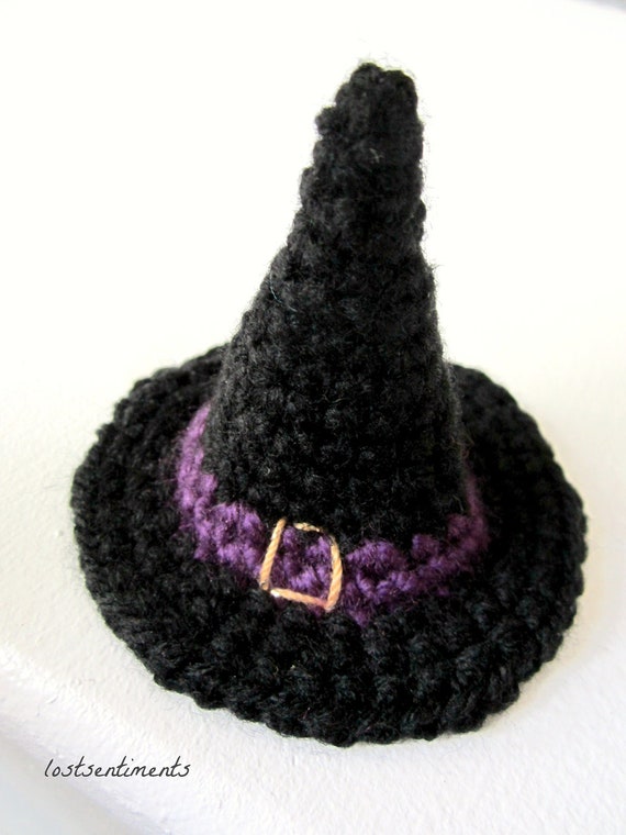 tiny witch hat pattern crochet