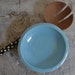 Baby Blue Bowl - small textured ceramic bowl - Wobbly Plates Series