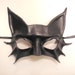 Little Kitty Black Cat Leather Mask