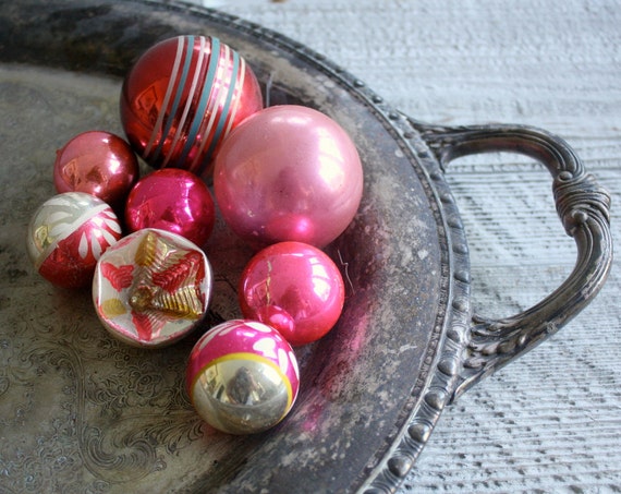 vintage pink mercury glass christmas by shavingkitvintage vintage pink mercury glass christmas by shavingkitvintage