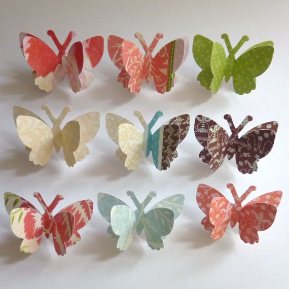 decorative butterfly push pins made to order