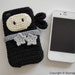 Crochet iPhone 4 / 4s Case - BLACK NINJA