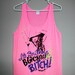 BLACKOUT It's Britney Bitch Tank Top (L)