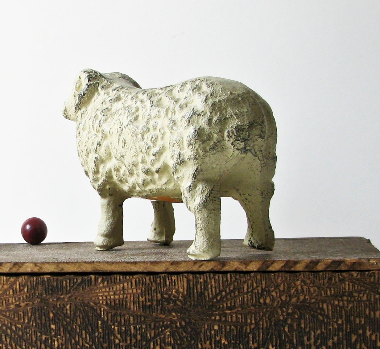 Vintage Cast Iron Lamb Sheep