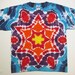 Tie Dye TShirt, Brilliant Mandala, Youth Large