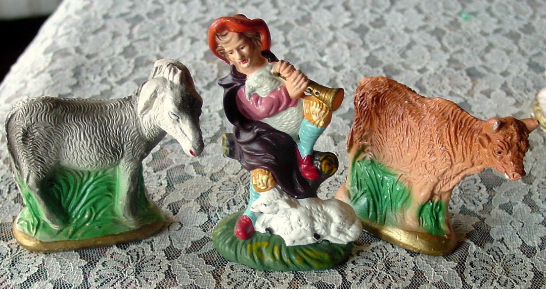 nativity scene animal figurines