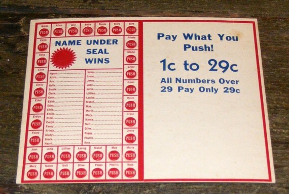 Names of gambling cards