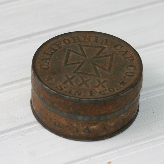 caps bottle make to vintage how Caps California Mining AppleberryCottage Blasting Co. Tin Cap by caps bottle make to vintage how Caps California Mining AppleberryCottage Blasting Co. Tin Cap by
