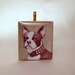 BOSTON TERRIER / Scrabble Pendant / UPCYCLED / Dog Lover Gift