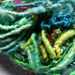 Corespun Party Yarn in Green by KnoxFarmFiber