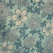 Vintage Bed Sheet Full Flat Blue Aqua 642