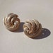 Trifari Gold earrings Vintage clip on