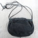 Vintage 70s Halston Grey Suede Purse