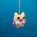 Owl Fan pull - Polymer Clay Custom Ceiling Fan pull