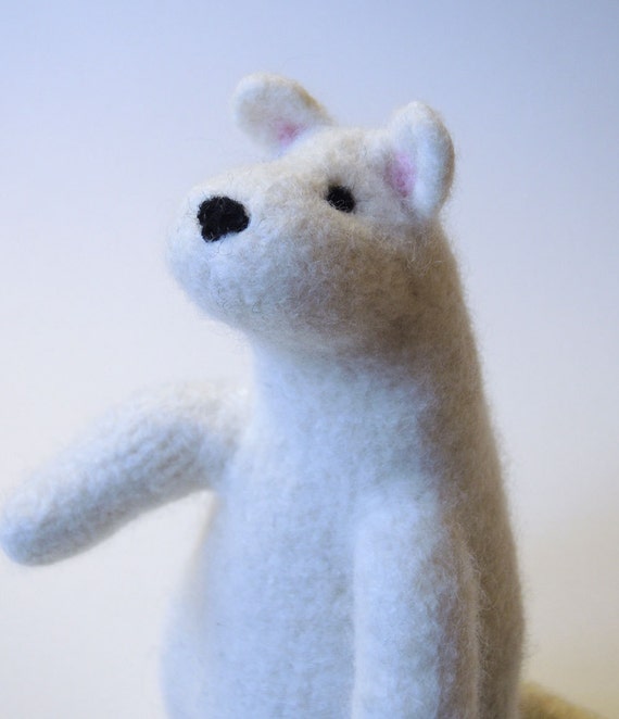 white weasel plush