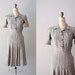 1940s dress / 40s plaid dress / Hi-de-ho dress