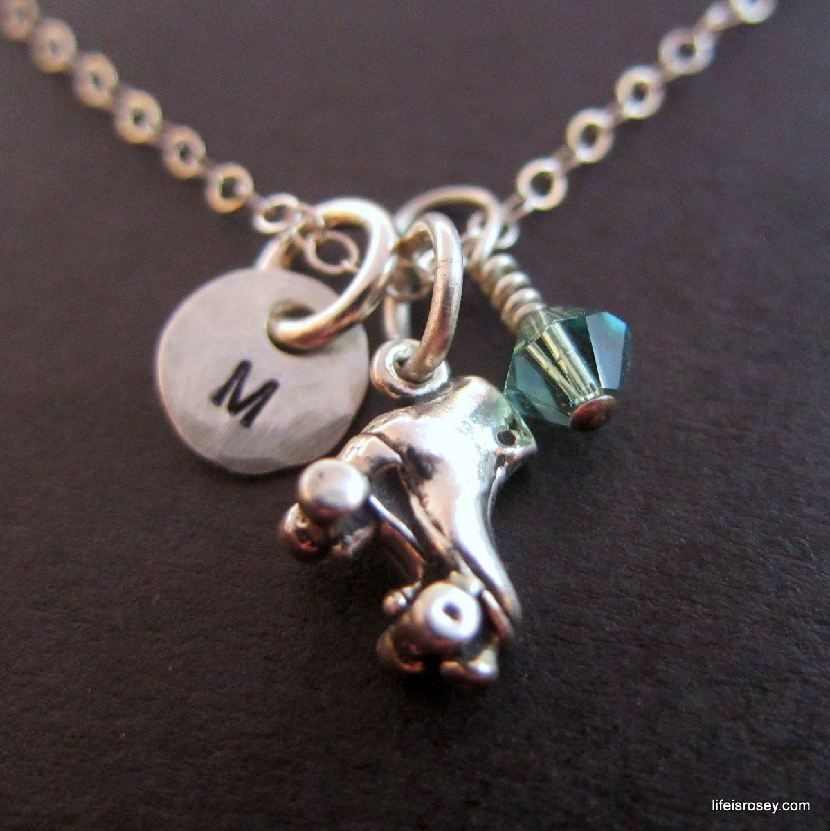 Roller Skate Necklace Roller Derby Gear Roller Girl