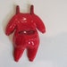 Vintage Red long underwear Wall Hanging Pocket ceramic Planter