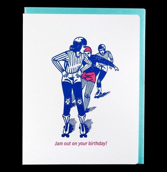 Items similar to Roller Derby / 074 / birthday on Etsy