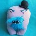 SALE Monster Plush - Dapper Hipster Weird Stuffed Toy