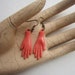 Frida Kahlo - Egyptian Heiroglyph Hand Earrings - Antiqued Bronze