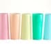 Vintage Pastel Tupperware Tumblers