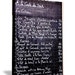 Classic French menu on a chalkboard - 16x20 Gallery Wrap Canvas - Kitchen Decor