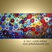 Original Flowers Painting HAPPY POPPIES 48x24 Fantasy Large Oil Artwork by Luiza Vizoli