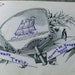 1884 Four Pages from Autograph Book with Beautiful Images, Signatures and Sentiments
