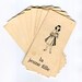 Set of 9 vintage French flash cards showing people, clothing and body parts