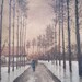 Original Vintage Color Etching